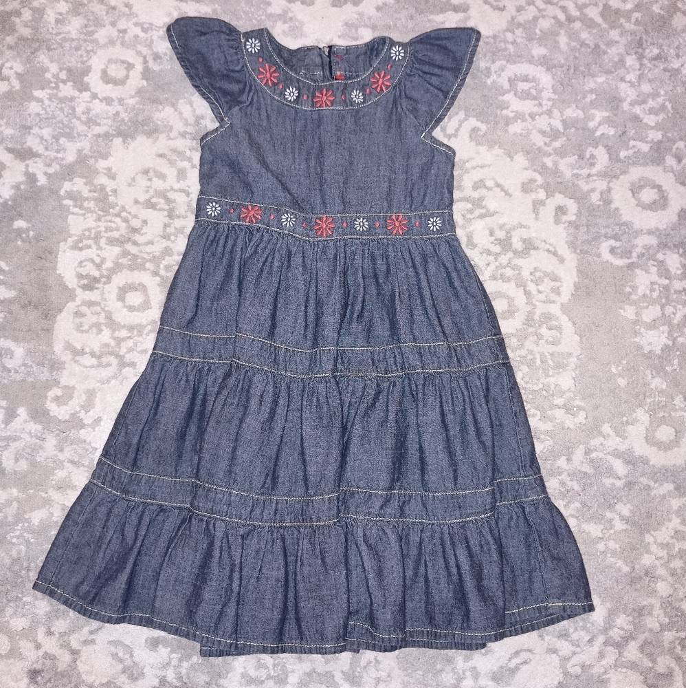 Gymboree Cotton Denim Girls dress size 5